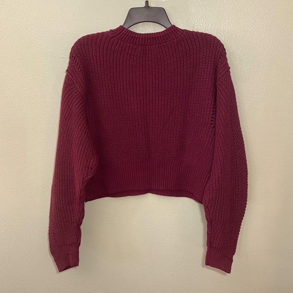 Cropped Knit Sweater - Picture 2 of 3